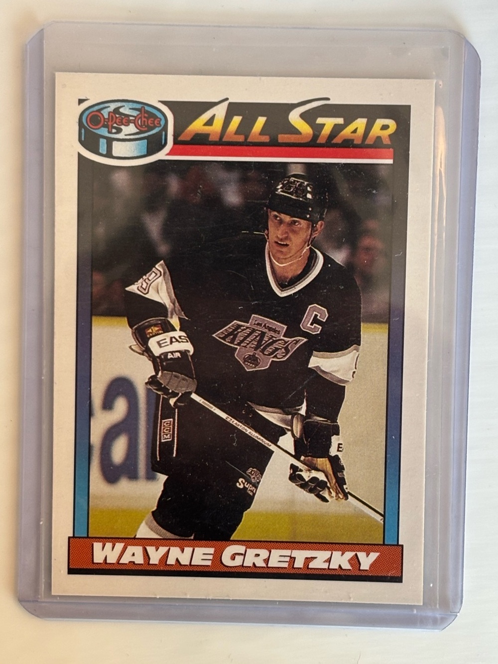 Wayne Gretzky 1990-91 O-Pee-Chee #199 All-Star LA Kings OPC Hockey Card